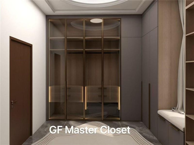 Furnished interior view inside a new home in , Buford (Image 10).