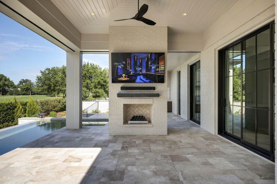 Exterior details and patio area of a home in , Charleston (Image 3). Exterior details and patio area of a home in , Charleston (Image 3).