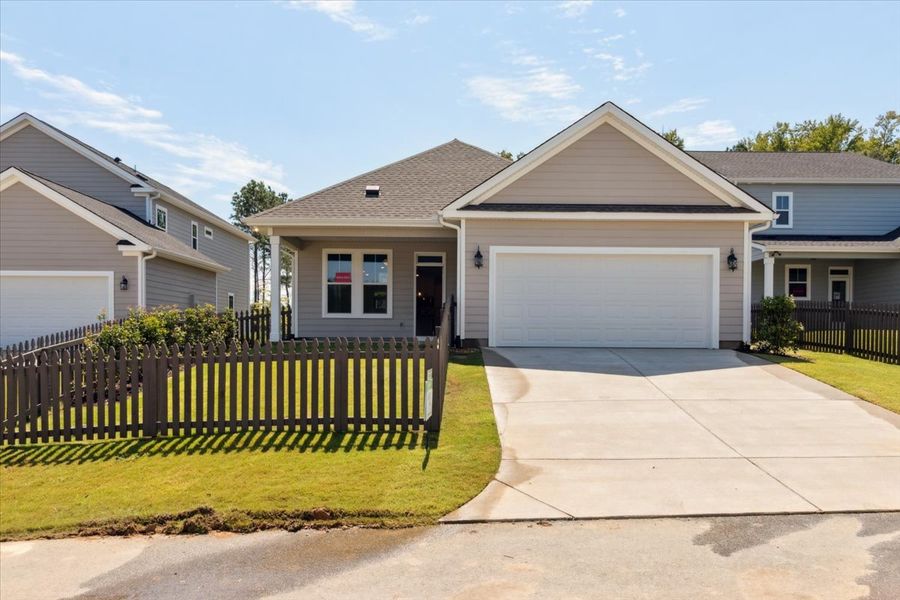 Front exterior of a new home in Tillery Park, Grovetown, GA, highlighting curb appeal (Image 20).