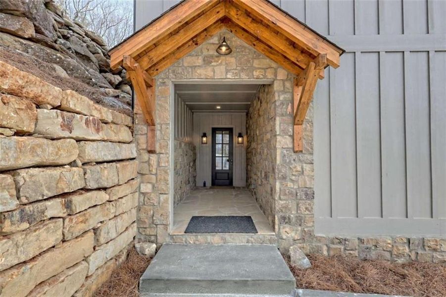 Exterior details and patio area of a home in , Clayton (Image 28).
