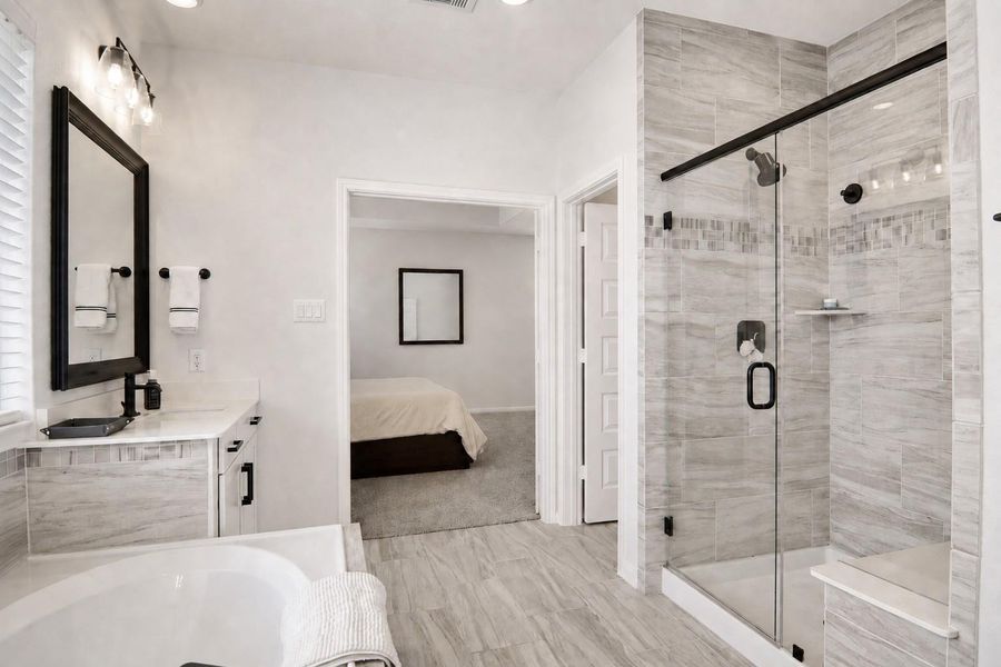 Furnished interior view inside a new home in , Houston (Image 13).