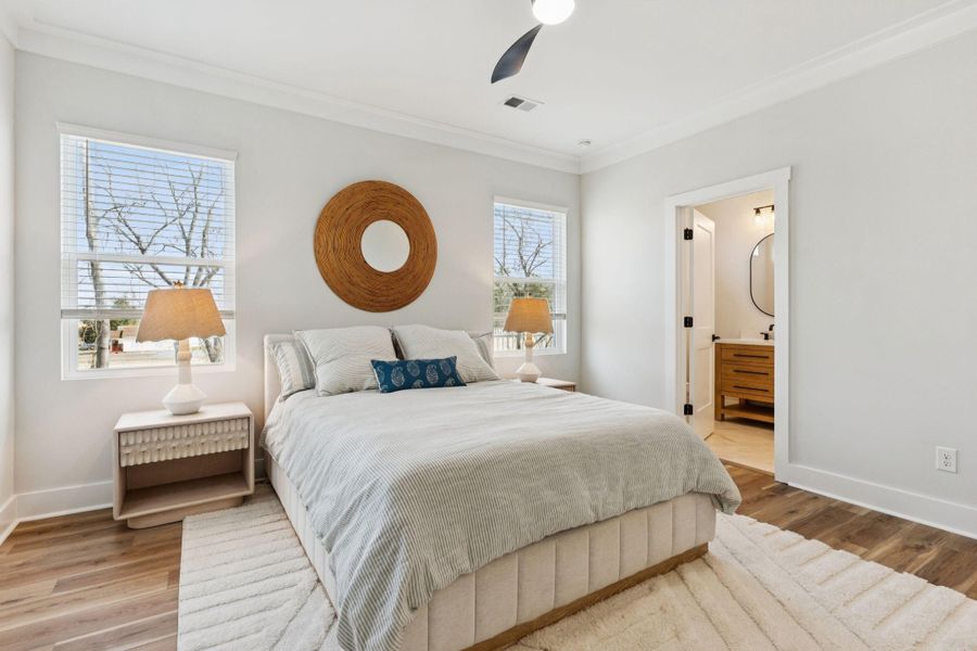 Furnished interior view inside a new home in , North Charleston (Image 10).