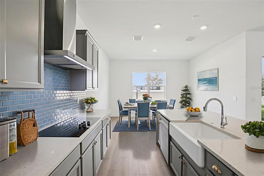 Furnished interior view inside a new home in Biscayne Landing at Seaire, Parrish (Image 8).