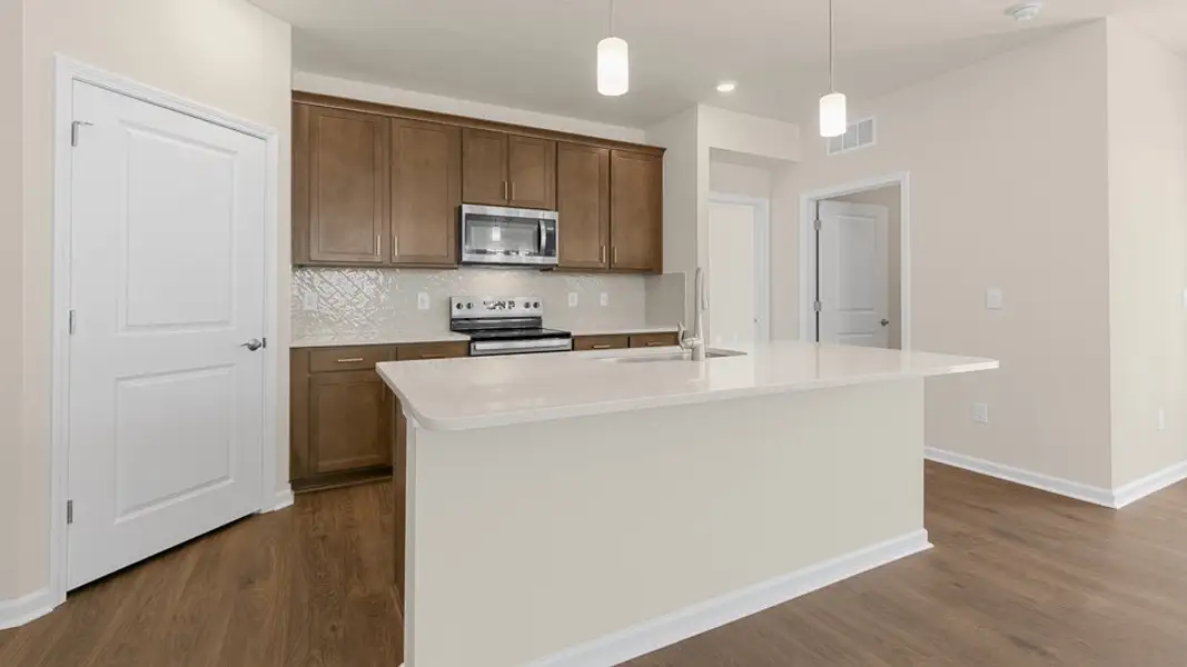 Furnished interior view inside a new home in The Villas at Collinswood, Aberdeen (Image 4).