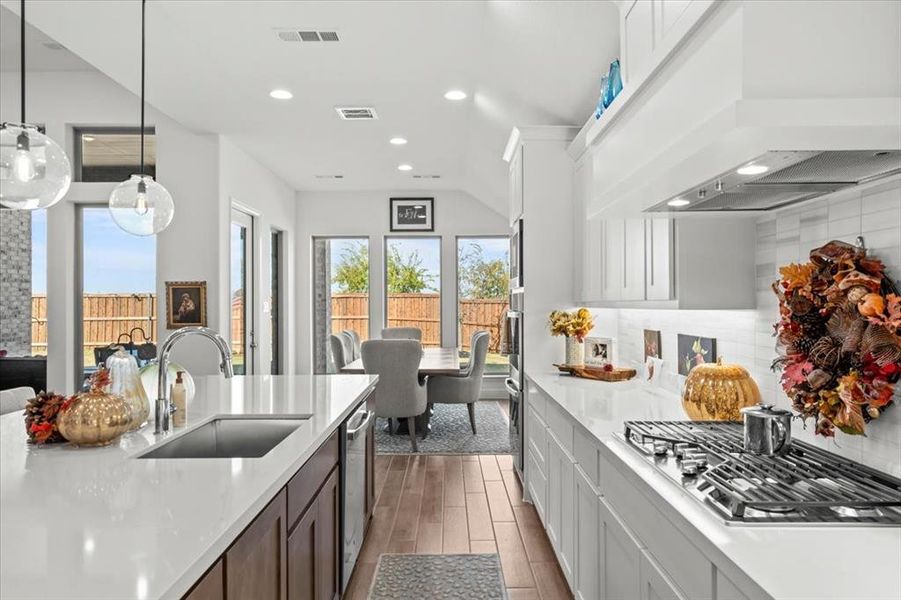 Furnished interior view inside a new home in North Sky 65', Celina (Image 12). Furnished interior view inside a new home in North Sky 65', Celina (Image 12).