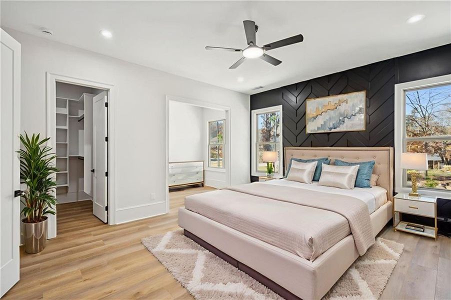 Furnished interior view inside a new home in , Gainesville (Image 17).