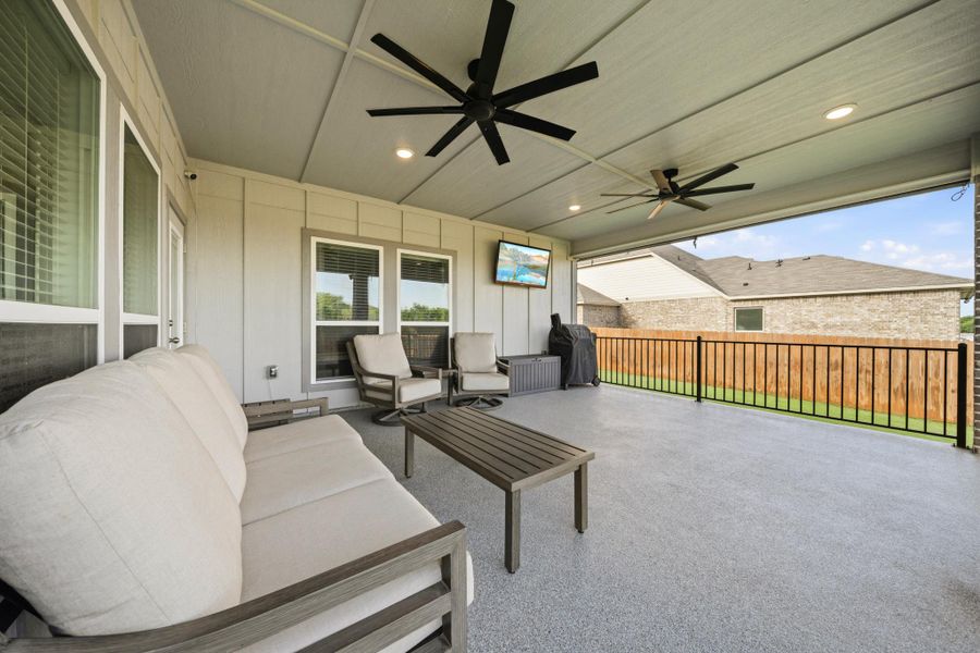 Exterior details and patio area of a home in , Temple (Image 25). Exterior details and patio area of a home in , Temple (Image 25).
