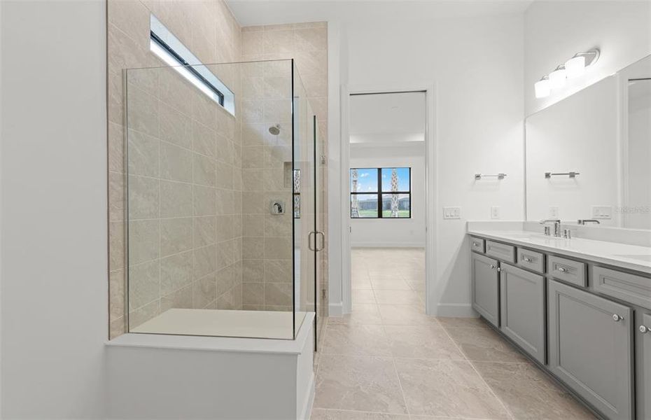 Furnished interior view inside a new home in Del Webb Catalina, Lakewood Ranch (Image 7). Furnished interior view inside a new home in Del Webb Catalina, Lakewood Ranch (Image 7).