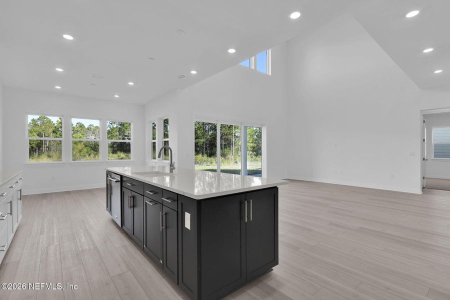 Furnished interior view inside a new home in The Landings at Saint Johns, St. Johns (Image 17).