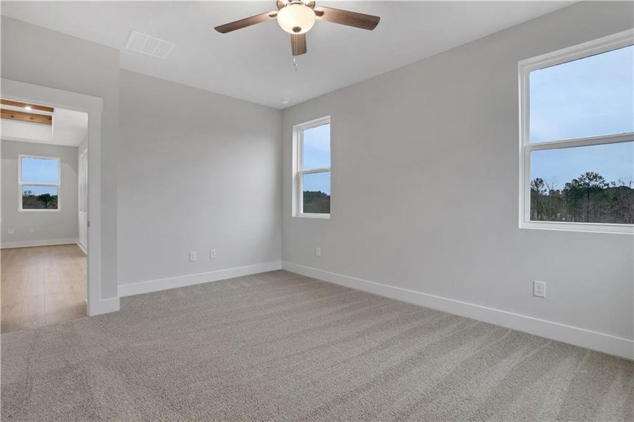 Spacious, unfurnished interior of a new home in Cambridge at Steels Bridge, Canton (Image 38). Spacious, unfurnished interior of a new home in Cambridge at Steels Bridge, Canton (Image 38).