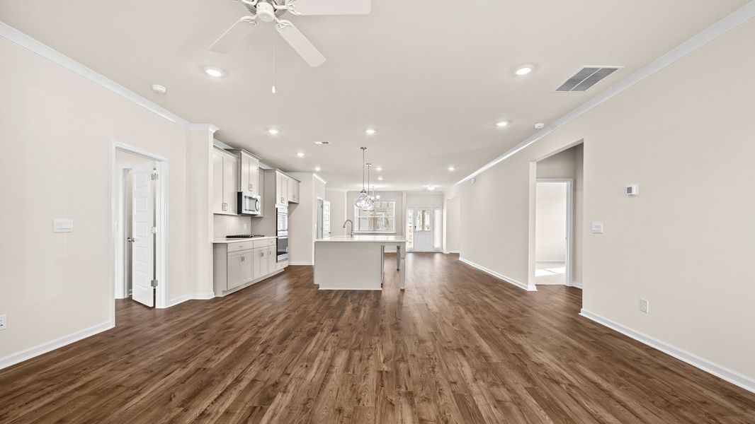 Spacious, unfurnished interior of a new home in The Gates at Pates Creek, Hampton (Image 17). Spacious, unfurnished interior of a new home in The Gates at Pates Creek, Hampton (Image 17).