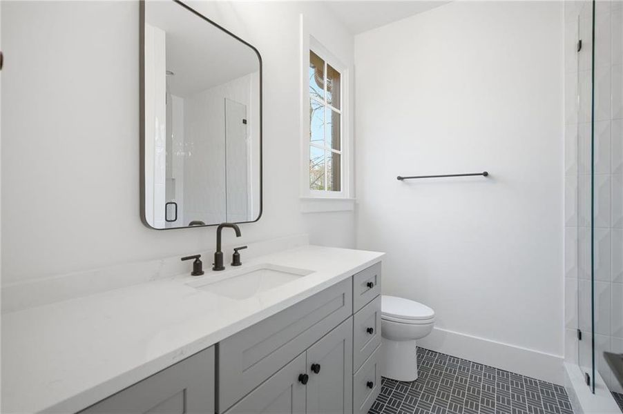 Furnished interior view inside a new home in , Atlanta (Image 17).