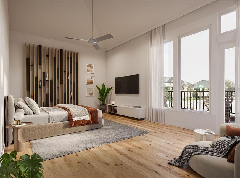 Furnished interior view inside a new home in , Frisco (Image 5).