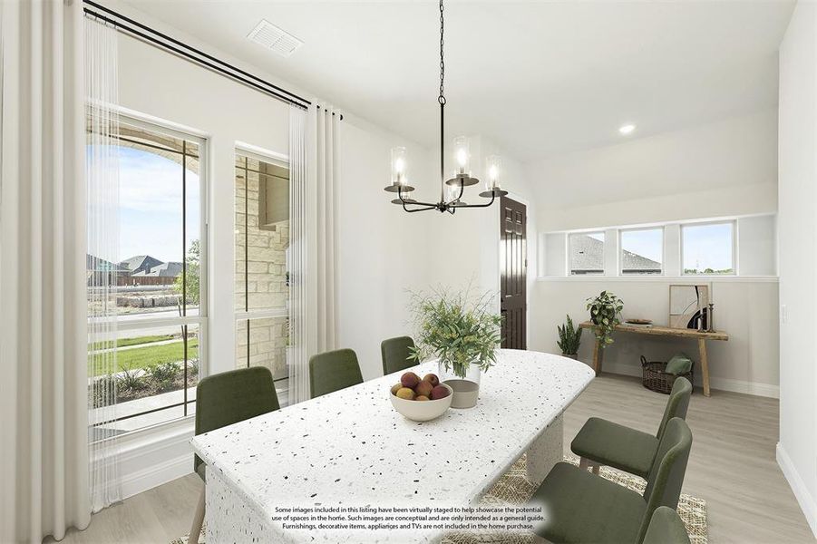Furnished interior view inside a new home in Hunters Ridge, Crowley (Image 8). Furnished interior view inside a new home in Hunters Ridge, Crowley (Image 8).