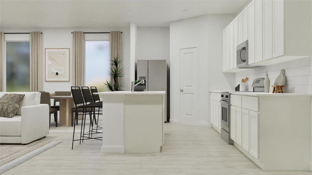 Furnished interior view inside a new home in Thunder Rock, Marble Falls (Image 11).