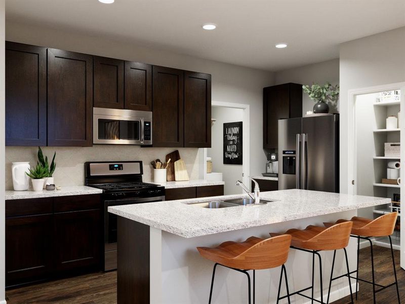 Photos are a representation of the floor plan. Options and interior selections will vary.