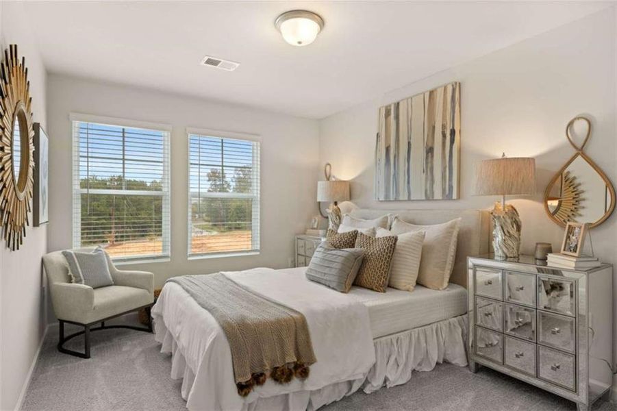Furnished interior view inside a new home in Rivershire Place, Villa Rica (Image 25).