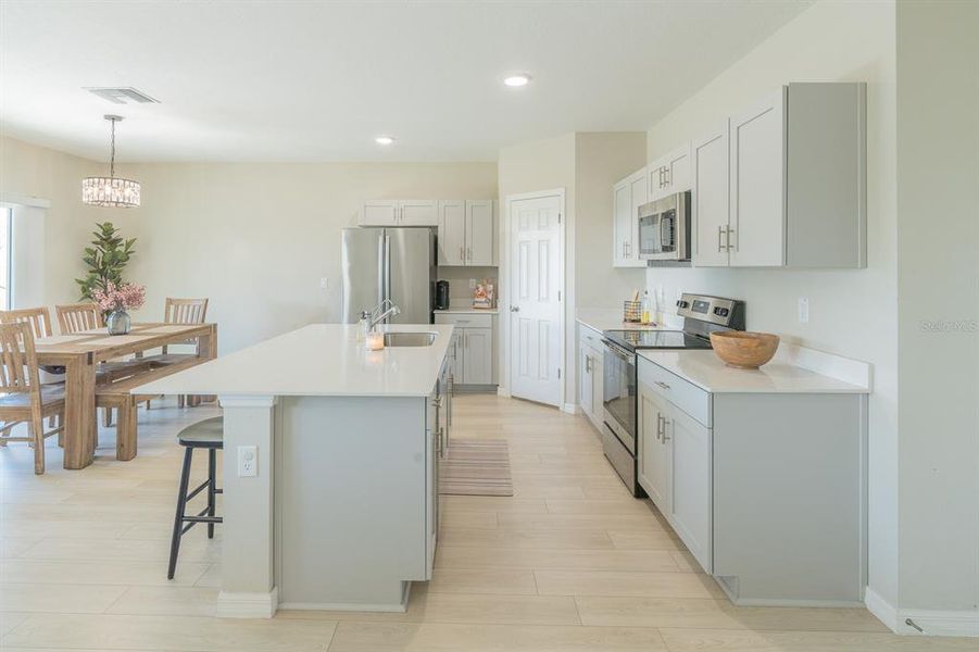 Furnished interior view inside a new home in Pasadena Point, Wesley Chapel (Image 39). Furnished interior view inside a new home in Pasadena Point, Wesley Chapel (Image 39).