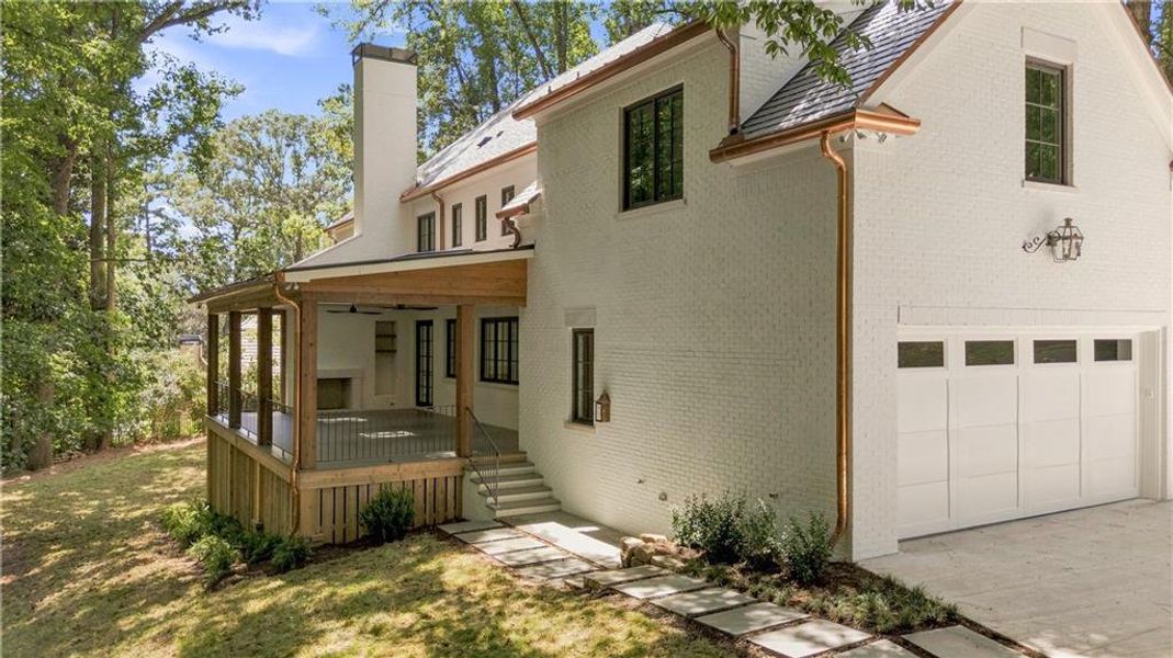 Exterior details and patio area of a home in , Atlanta (Image 4).
