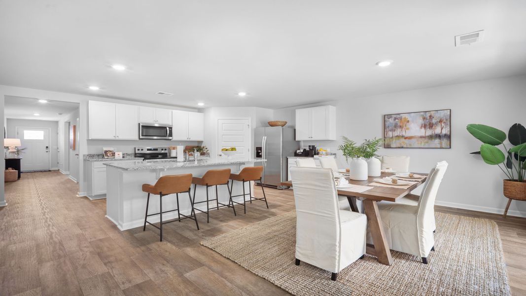 Furnished interior view inside a new home in Holly Oaks, Statesboro (Image 13).