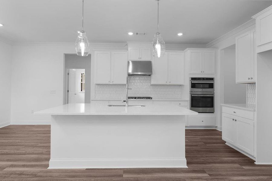 Furnished interior view inside a new home in Kennison Creek, Cumming (Image 7).