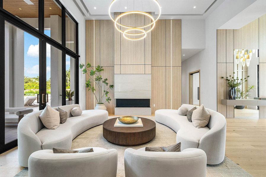 Furnished interior view inside a new home in , Delray Beach (Image 43).