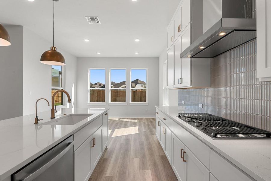 Furnished interior view inside a new home in Heritage, Dripping Springs (Image 11).