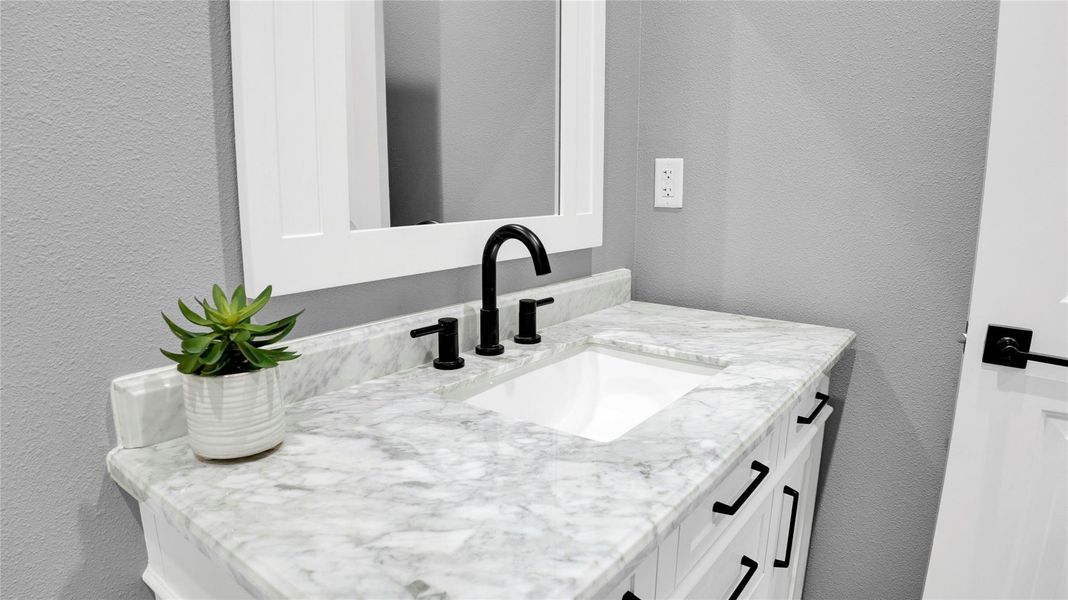 Close-up of interior finishes inside a home in , Crystal Beach (Image 20).