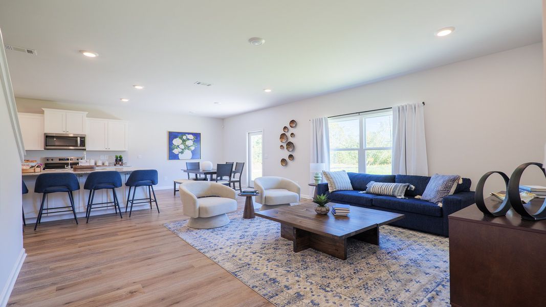 Representative furnished interior of a home built from the The Carol by D.R. Horton in Misting Springs, Crawfordville (Image 18).