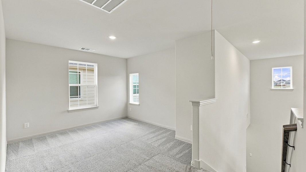 Furnished interior view inside a new home in Westridge Journey, McKinney (Image 21).
