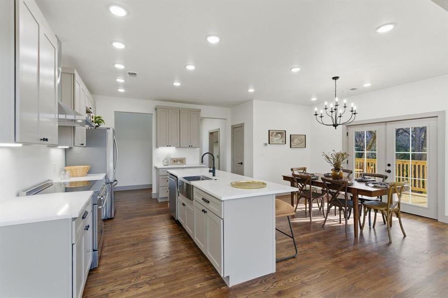 Furnished interior view inside a new home in , Denison (Image 11).