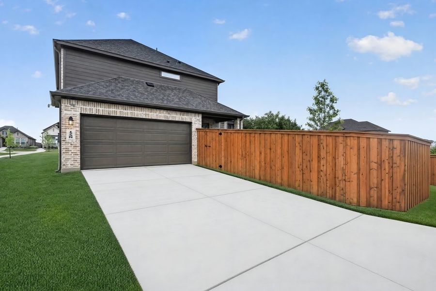 Exterior details and patio area of a home in The Ranch at Uptown Celina, Celina (Image 4). Exterior details and patio area of a home in The Ranch at Uptown Celina, Celina (Image 4).