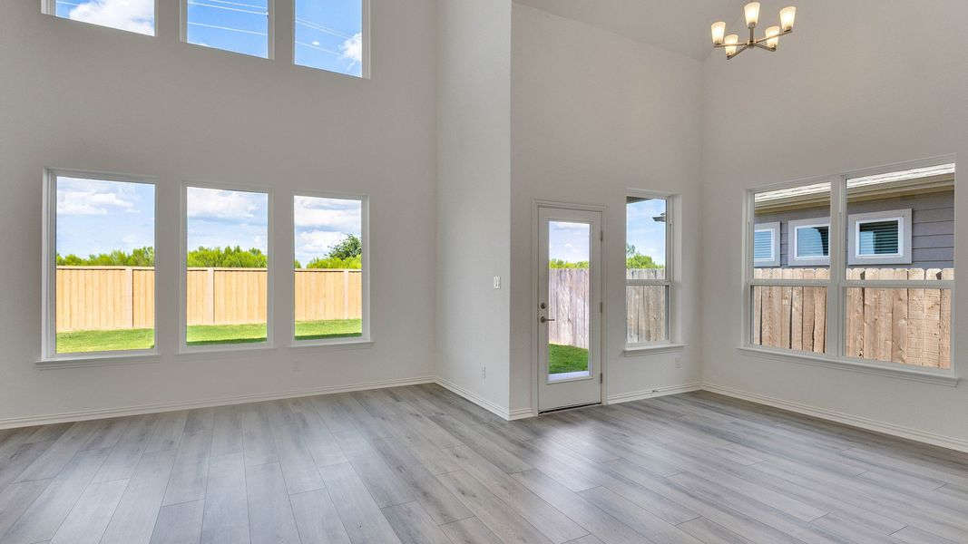 Furnished interior view inside a new home in Spring Creek, Taylor (Image 10).