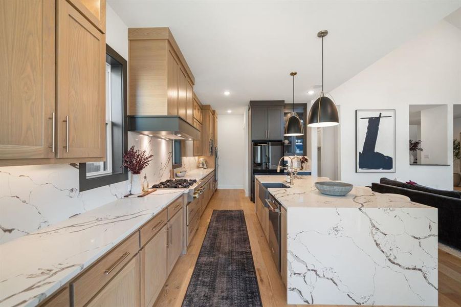 Furnished interior view inside a new home in Painted Tree 60' Series, McKinney (Image 8).