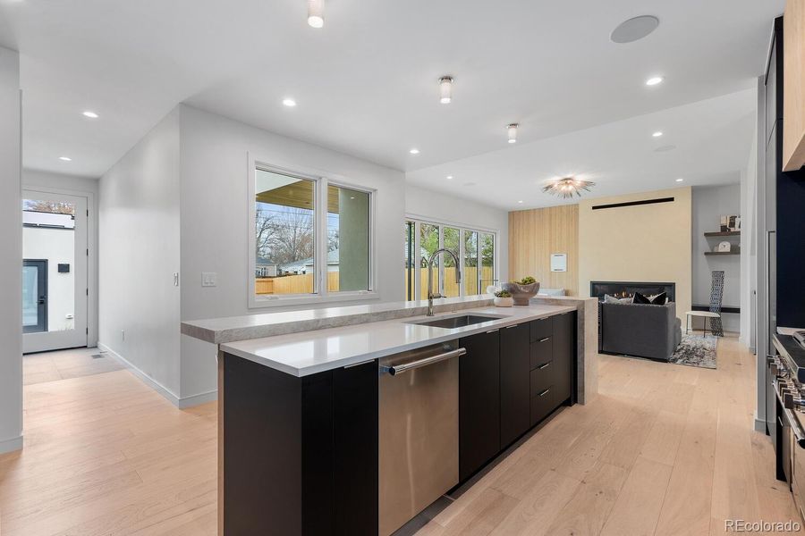 Furnished interior view inside a new home in , Denver (Image 9).
