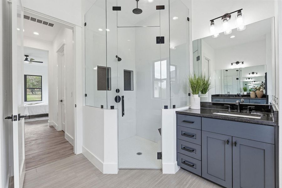 Furnished interior view inside a new home in , Spicewood (Image 17). Furnished interior view inside a new home in , Spicewood (Image 17).