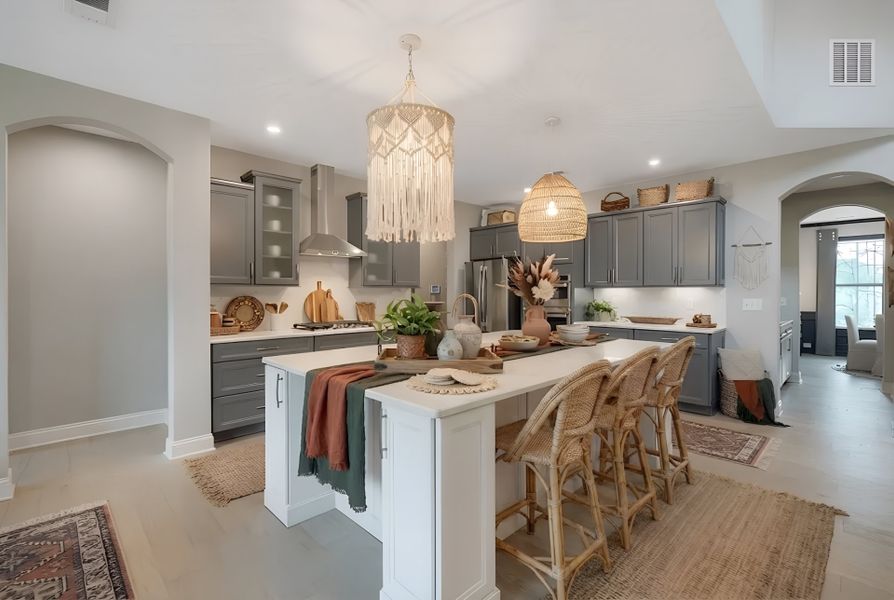 Furnished interior view inside a new home in Woodberry, Canton (Image 29).