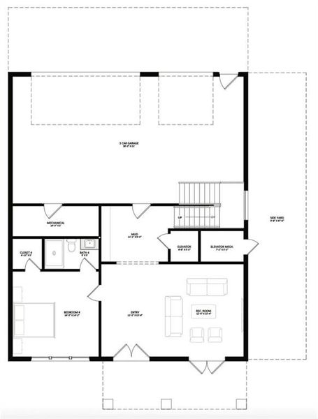 2D floor plan layout of this home in Echo at Crabapple, Milton, GA (Image 5). 2D floor plan layout of this home in Echo at Crabapple, Milton, GA (Image 5).