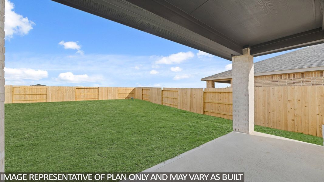 Representative exterior details of a home built from the Kendall by D.R. Horton in Sunterra Lakes, Brookshire (Image 3).