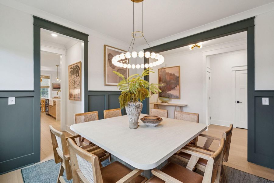 Furnished interior view inside a new home in Miller's Crossing, Johns Island (Image 18).