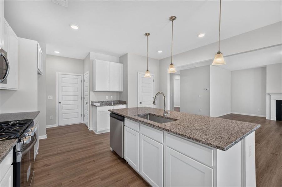 Furnished interior view inside a new home in The Stiles, Cartersville (Image 16).