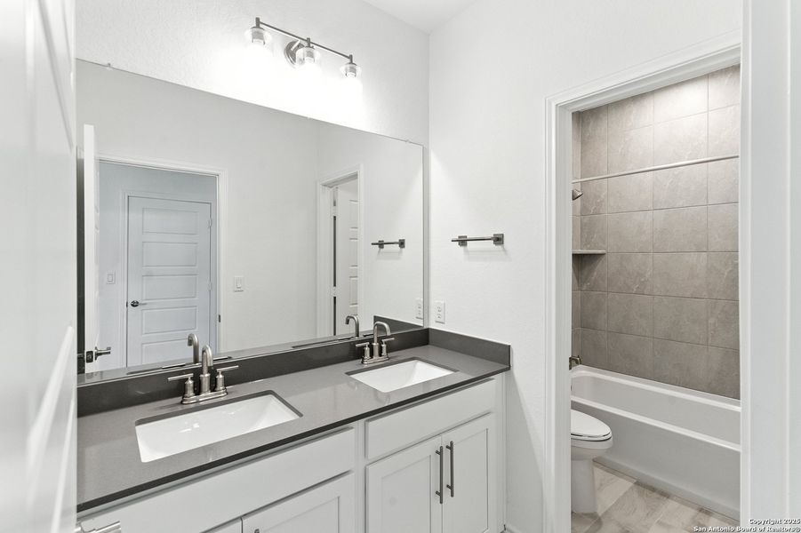 Furnished interior view inside a new home in Bison Ridge, San Antonio (Image 10). Furnished interior view inside a new home in Bison Ridge, San Antonio (Image 10).