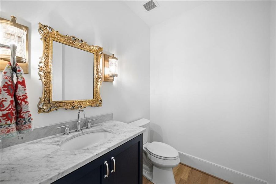 Furnished interior view inside a new home in , Atlanta (Image 8).