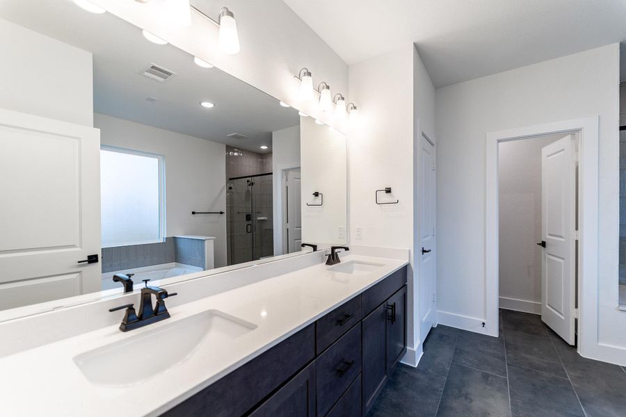 Furnished interior view inside a new home in Lariat, Liberty Hill (Image 7).