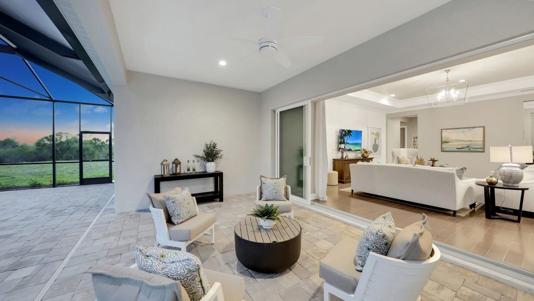 Furnished interior view inside a new home in Avelina, Venice (Image 10).