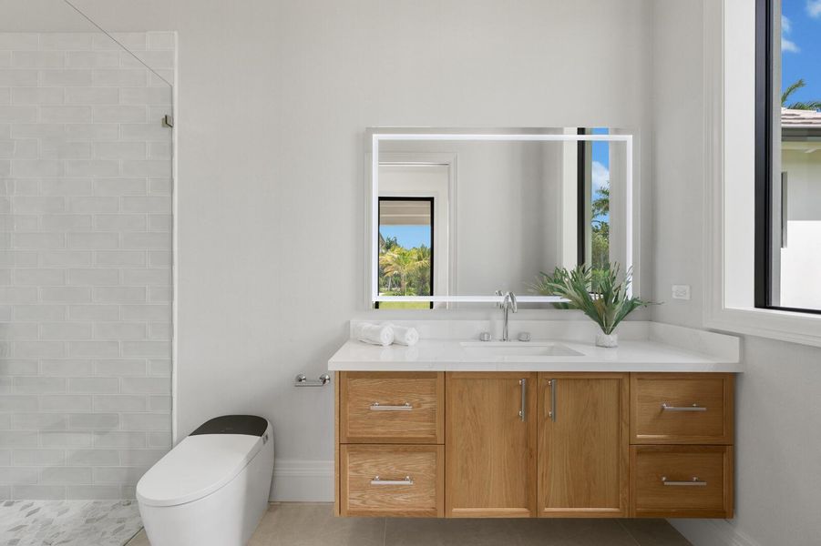 Furnished interior view inside a new home in , Palm Beach Gardens (Image 26).