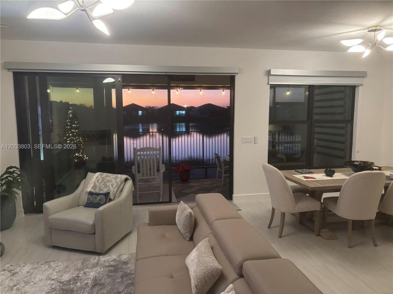 Furnished interior view inside a new home in , Port St. Lucie (Image 37).