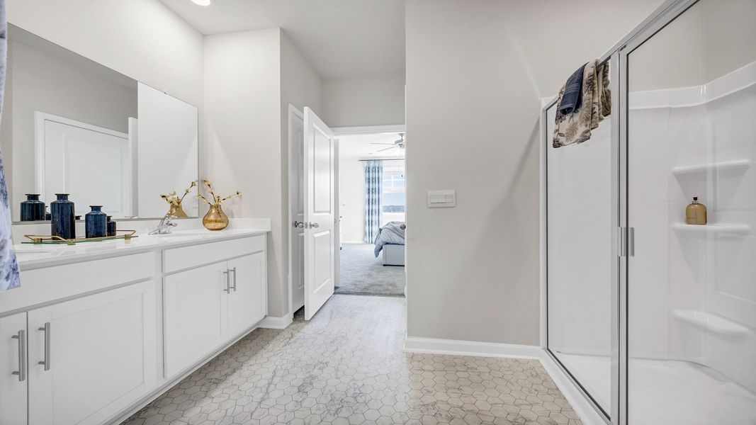 Furnished interior view inside a new home in Sease's Pond, Gilbert (Image 25). Furnished interior view inside a new home in Sease's Pond, Gilbert (Image 25).