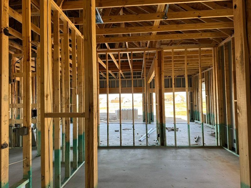 In-progress construction of a new home in Rocky Top, Krum, TX (Image 7).