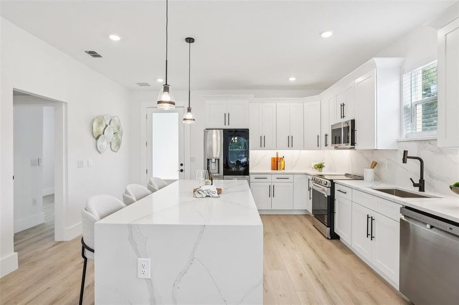 Furnished interior view inside a new home in , Tampa (Image 19).